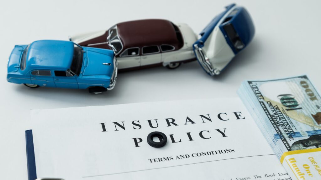 Three cars with insurance policy limit